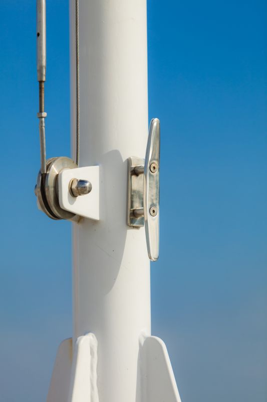 Repaired Flagpole with Fresh Coating